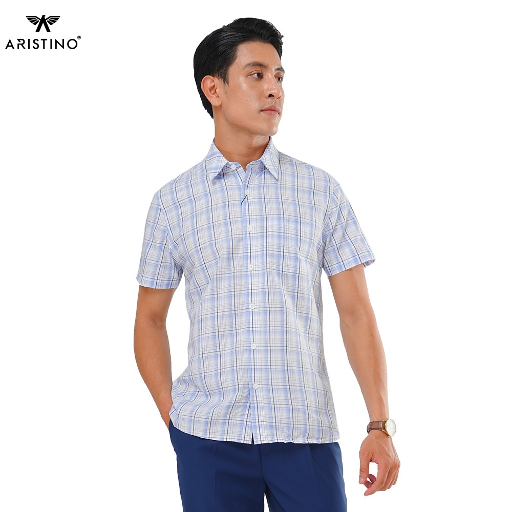 Áo Sơ Mi Nam Ngắn Tay Aristino ASS052S8 | BigBuy360 - bigbuy360.vn