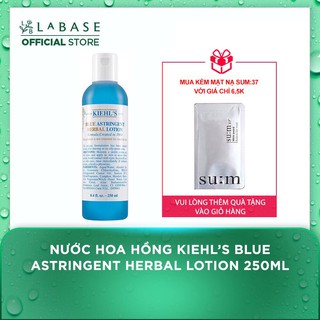 Nước hoa hồng Kiehl’s Blue Astringent Herbal Lotion kiềm dầu giảm mụn 250ml