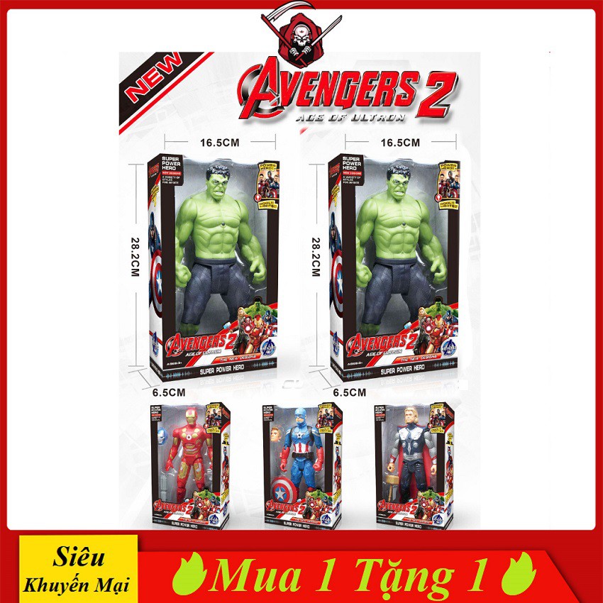 Đồ Chơi Mô Hình Siêu Anh Hùng KINPOW Có 4 Nhân Vật Lựa Chọn, Cao 27cm, Có Đèn Led Sáng Đặc Sắc
