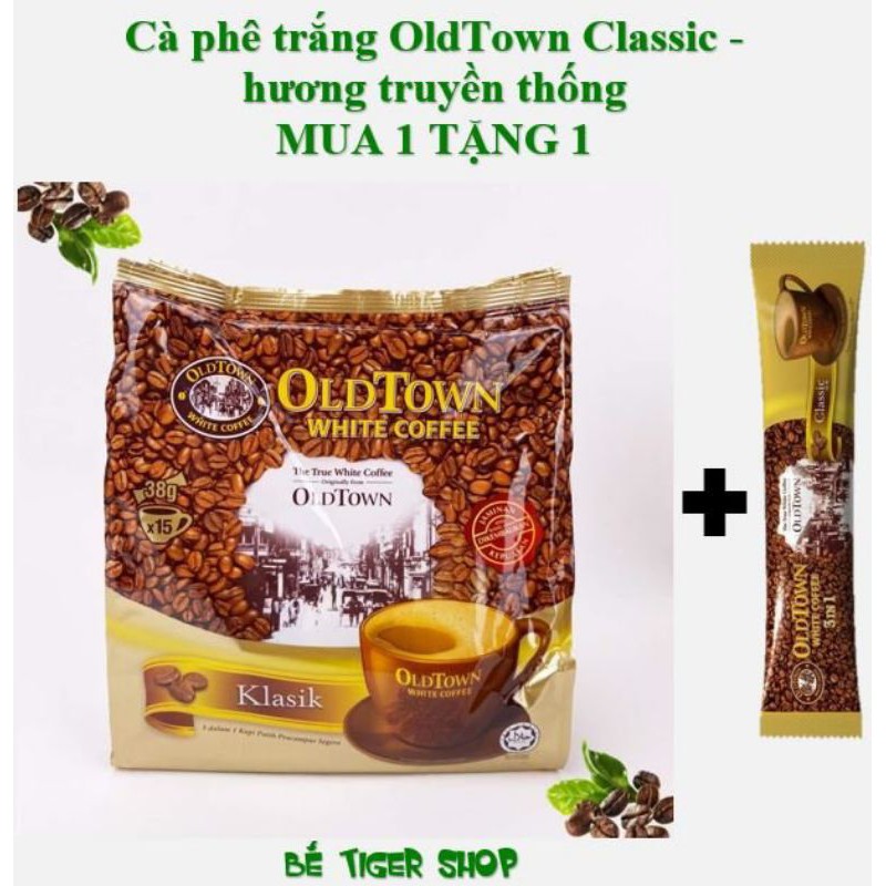 Cà phê trắng OldTown Malaysia hàng nhập khẩu giá sỉ mua 1 tặng 1