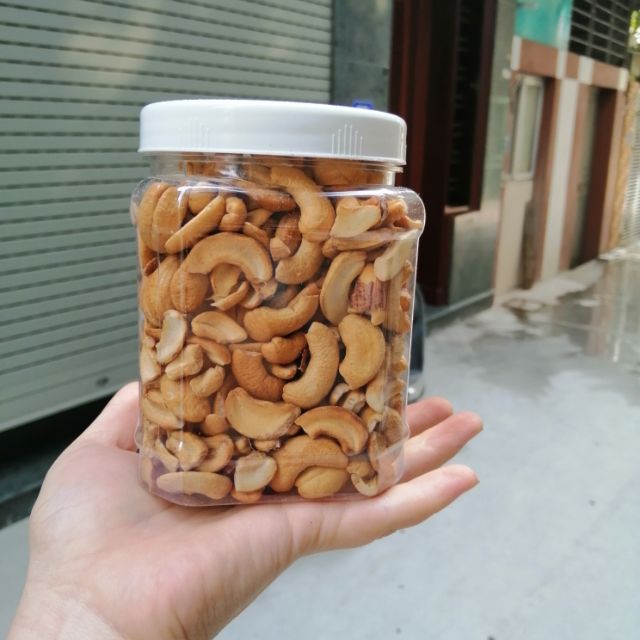 1kg điều vỡ sạch vỏ rang muối