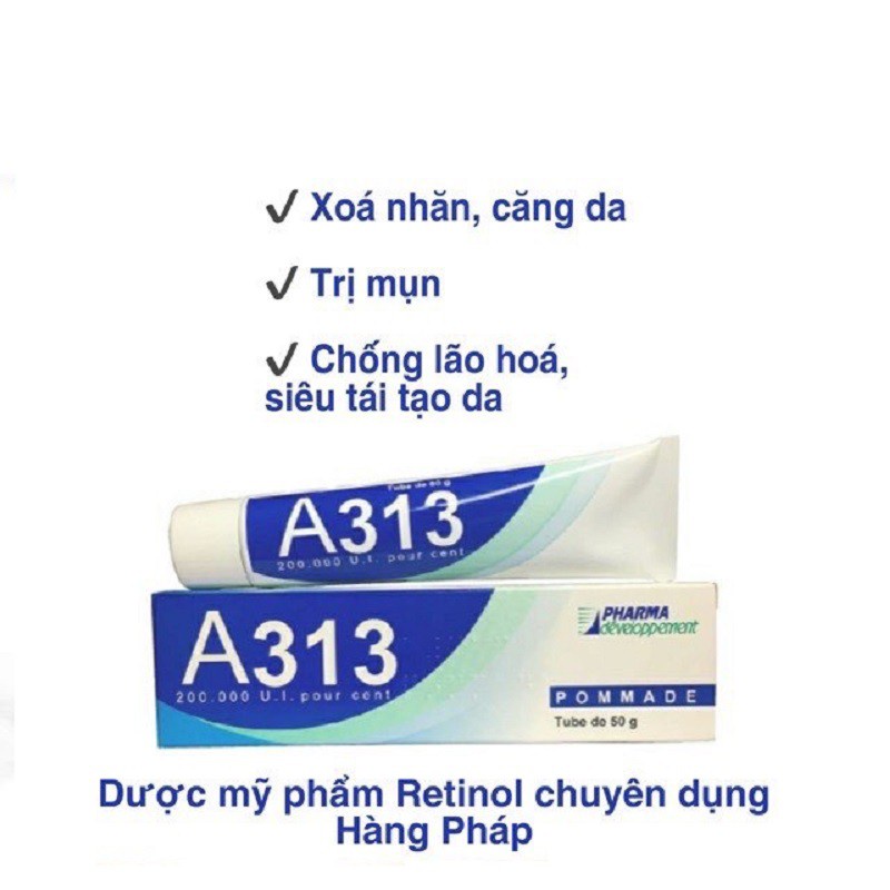 Kem A313 giảm mụn, xóa mờ vết thâm, giảm vết nhăn và trẻ hóa da