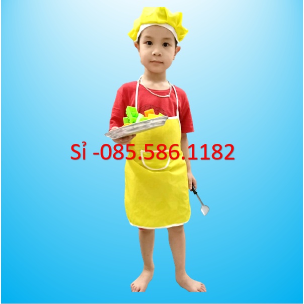 Tạp dề vẽ tranh cho bé loại đẹp chống thấm nước