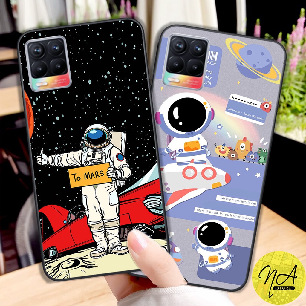 Ốp lưng điện thoại Oppo realme 8 - realme 8 pro in hình nhà phi hành gia cực hot 2022