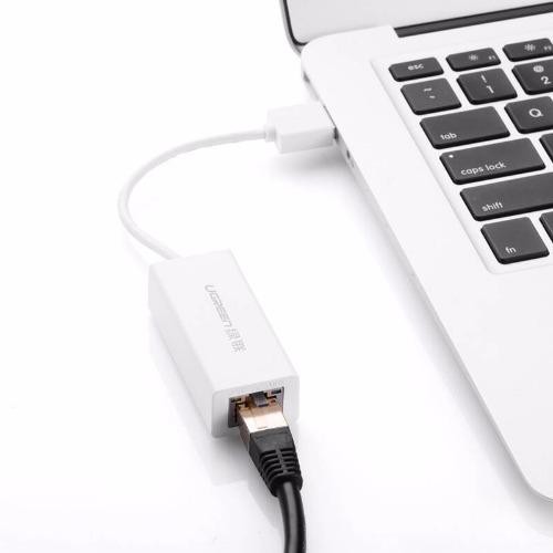 Dây USB 2.0 sang 10/100mbps Lan chip AXIS88772 UGREEN CR110 - Hàng phân phối chính hãng - Bảo hành 18 tháng