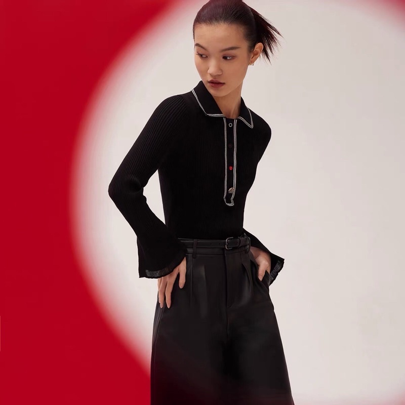 Áo len tay loe Lily