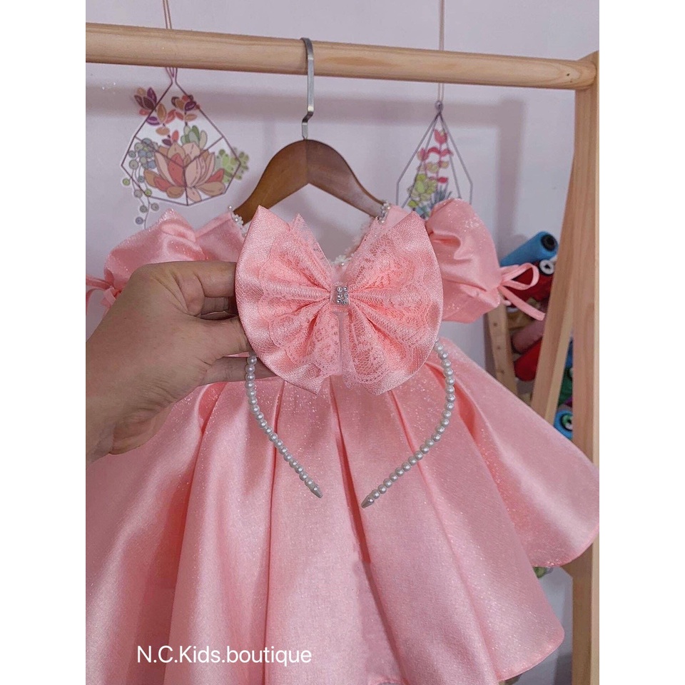 Đầm bé gái tiểu thư sang chảnh 8kg đến 22kg -Đầm bé gái công chúa mùa hè sang,xịn,mịn,mát.