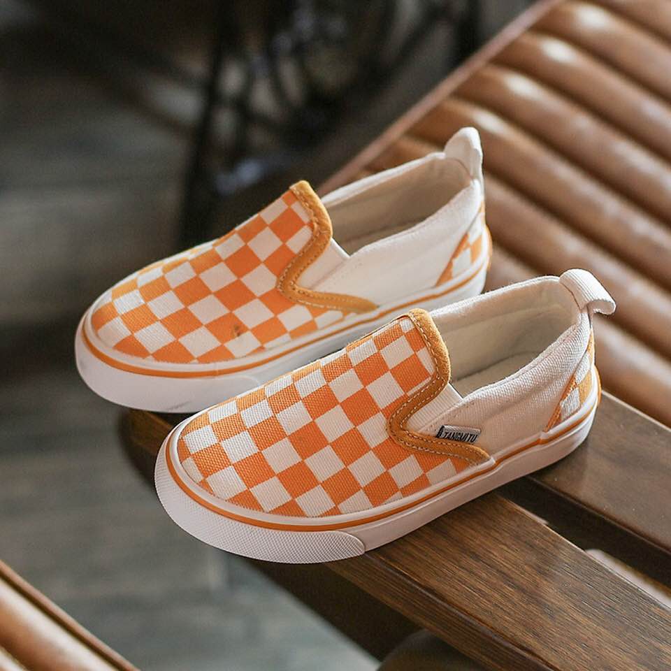 Giày Thể Thao Vans Replica Vải Canvas Nhập Khẩu Cao Cấp Cho Bé