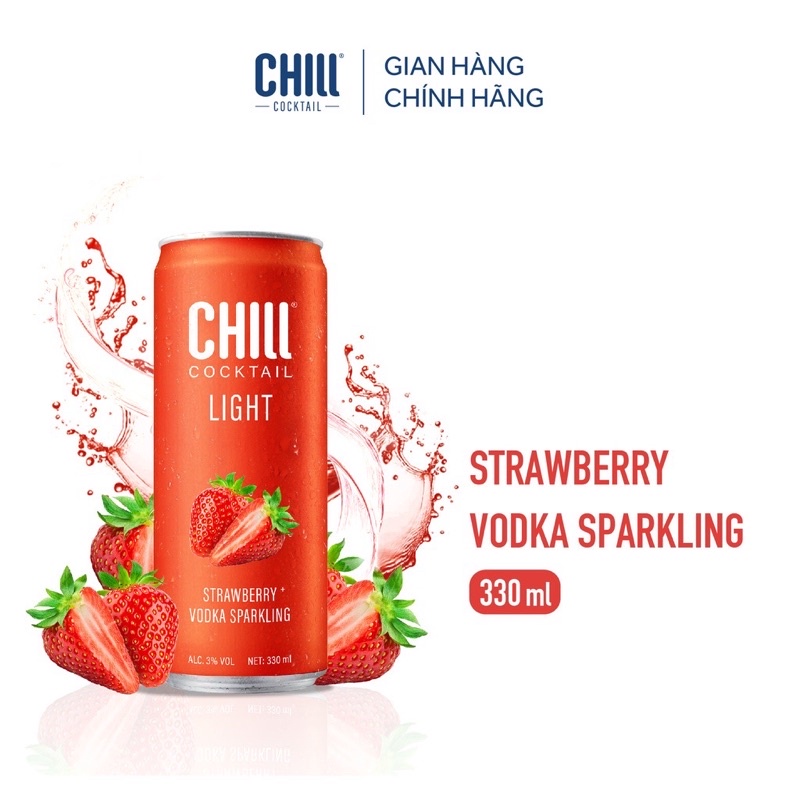Nước trái cây lên men Chill Cocktail 3% 330ml