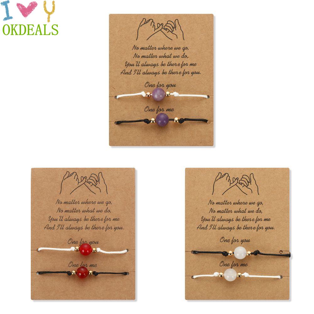 Okdeals 2 Cái Thời Trang Carnelian|Vòng Đeo Chân Chữa Bệnh|Vòng Tay Chuỗi Hạt Thời Trang Cho Nữ