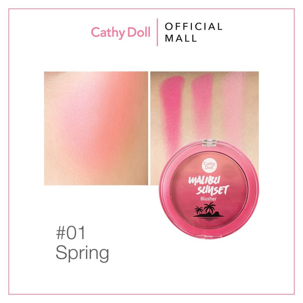 Phấn Má Hồng Cathy Doll Malibu Sunset Blusher 7g