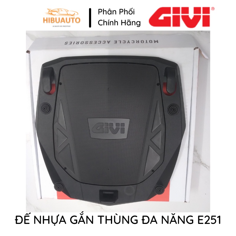Đế Nhựa GIVI Gắn Thùng Đa Năng E251 - Hàng Chính Hãng