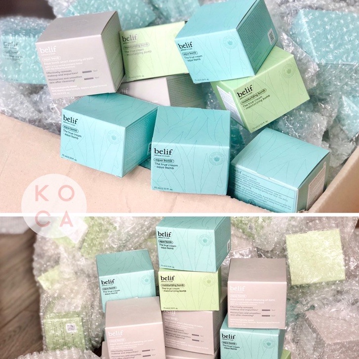 Kem dưỡng ẩm Belif True Cream - Aqua Bomb/Moisturizing Bomb