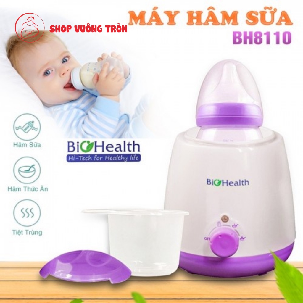 Máy Hâm Sữa Đa Chức Năng BioHealth BH8110 Tiện Cho Mẹ, Khỏe Cho Bé