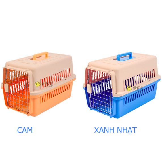 [48*32*32cm] Lồng Vận Chuyển Hàng Không Chó Mèo Size XS