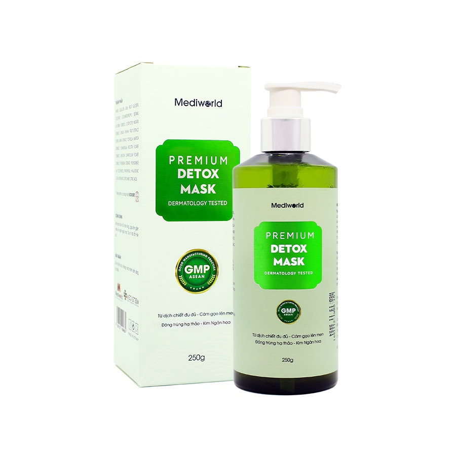 PREMIUM DETOX MASK MEDIWORLD - Mặt nạ thải độc dành cho da - Miền Thảo Mộc