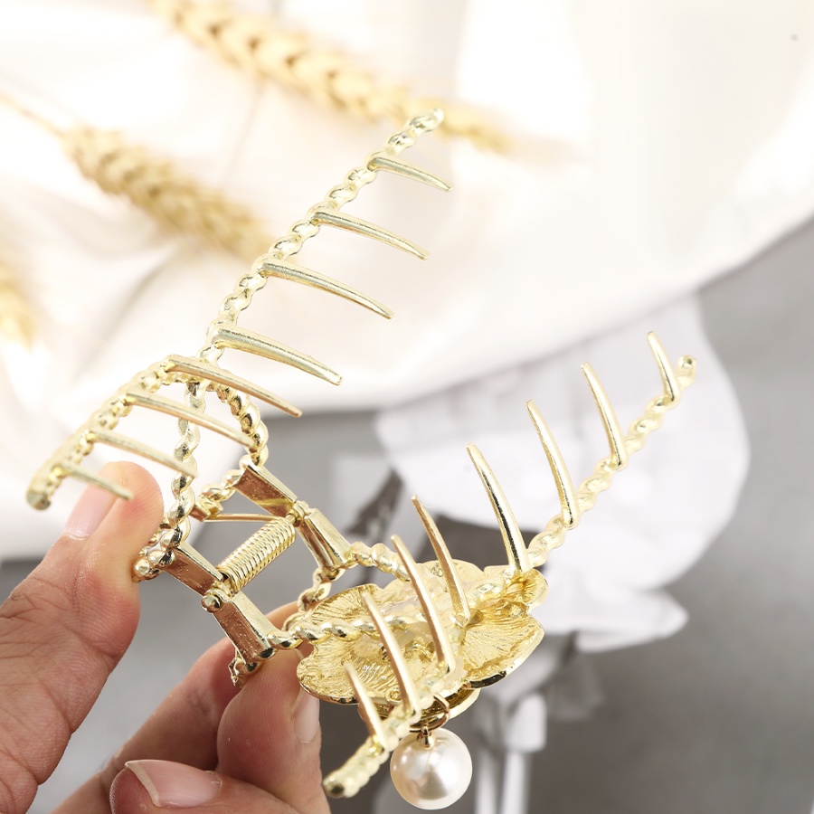 Kẹp Tóc Hoa Đính Ngọc Trai Thanh Lịch Cho Nữ