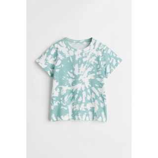 Áo phông cotton họa tiết sư tử bé trai HM