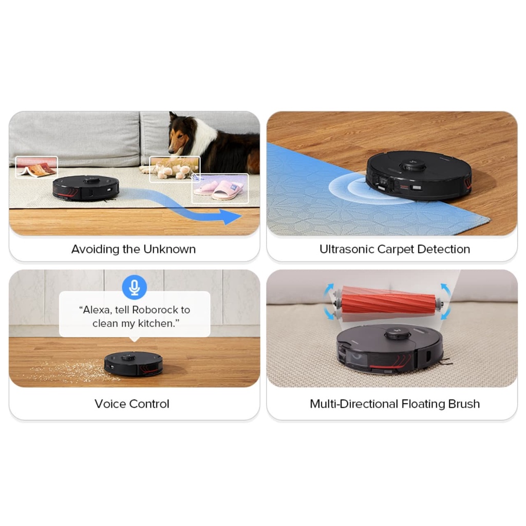 Robot hút bụi lau nhà Roborock S7 MaxV Bảo hành chính hãng, Bản Quốc tế - Tặng kèm nước lau sàn