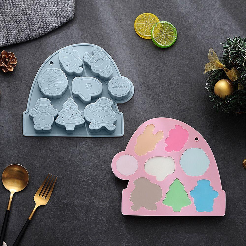 Khuôn Silicone Làm Bánh Chủ Đề Giáng Sinh Đáng Yêu