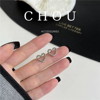 Bông tai trái tim mini | chou accessories |