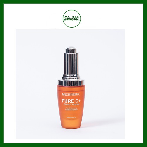 Serum MediskinbyC pure c ❤️freeship❤️ Tinh Chất Dưỡng Trắng Mờ Thâm Mediskin-By-C Pure C+ Vitamin C Ampoule 30ml