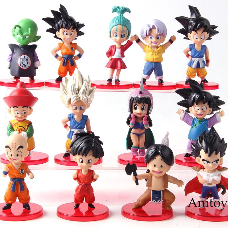Set 13 mô hình đồ chơi nhân vật trong phim hoạt hình Dragon Ball