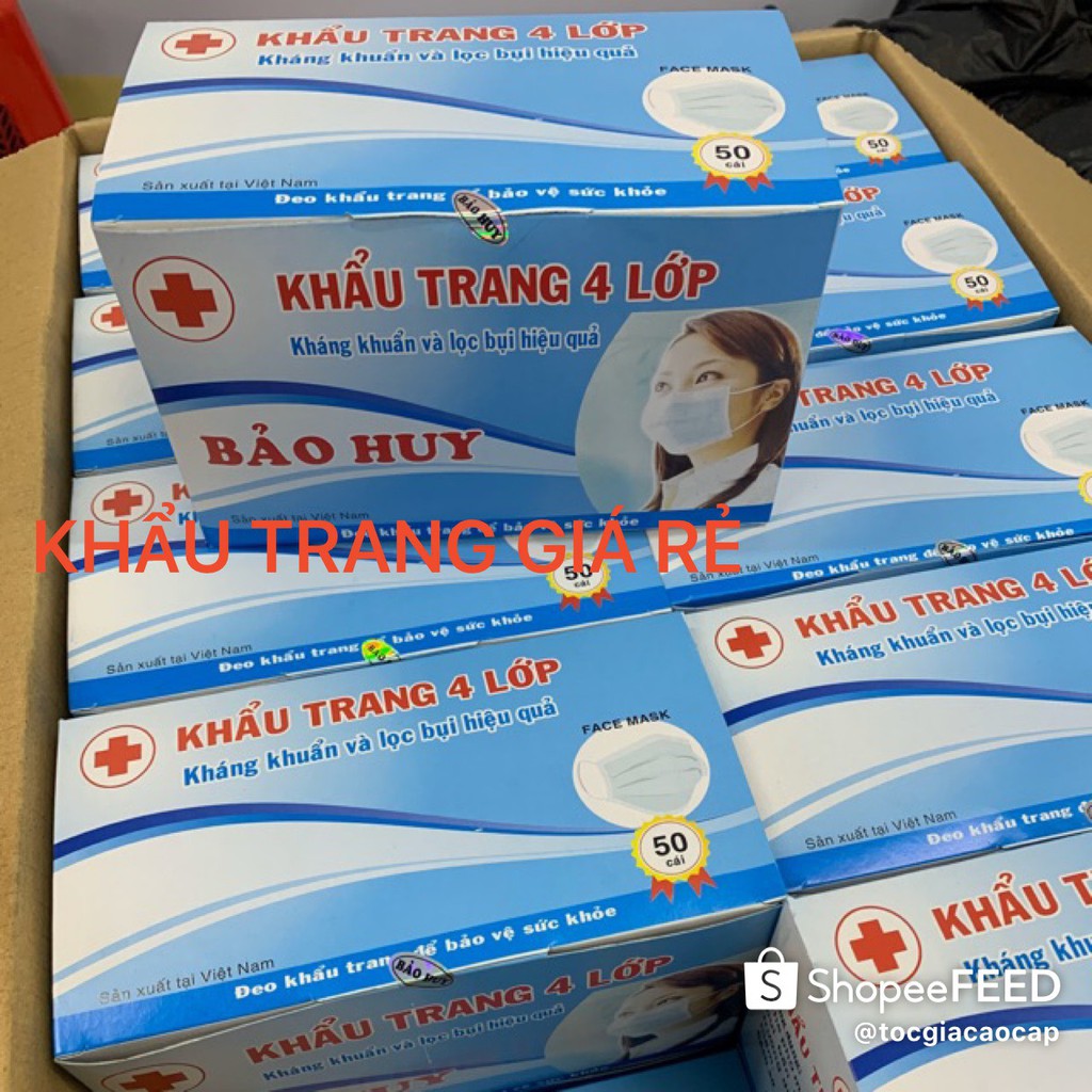 Khẩu trang ?FREE SHIP? Khẩu trang y tế Bảo Huy chính hãng