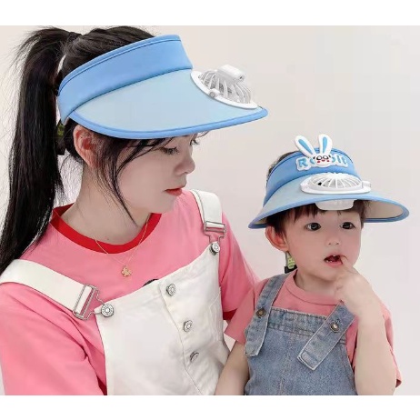 Mũ điều hòa thời trang đi biển, du lịch, mùa hè.. dùng sạc  - che nắng  - chống nóng