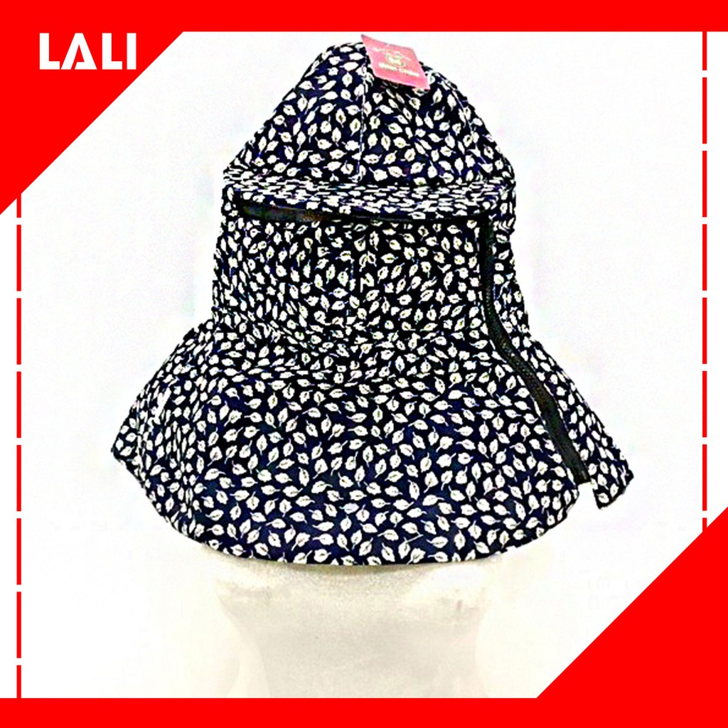 Nón khẩu trang trùm chống nắng, khẩu trang trùm chống nắng LALI