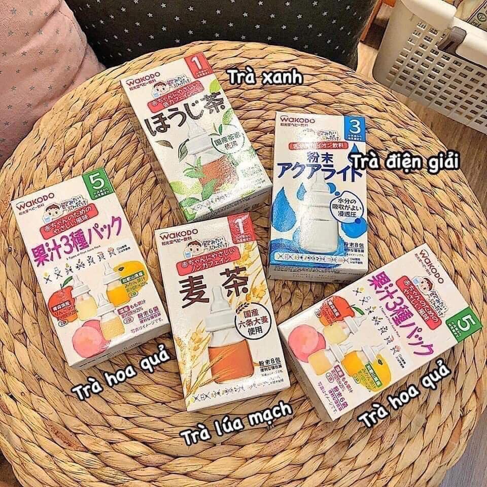 Trà hoa quả Wakodo Nhật bản cho bé từ 1m+