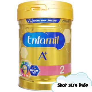 Tặng 1 bịch khăn ướt - sữa bột enfamil a+ số 2 lon 900g