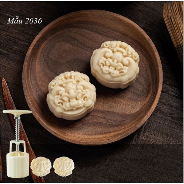 Khuôn trung thu 2 mặt 65gr Kỳ Lân [2036]