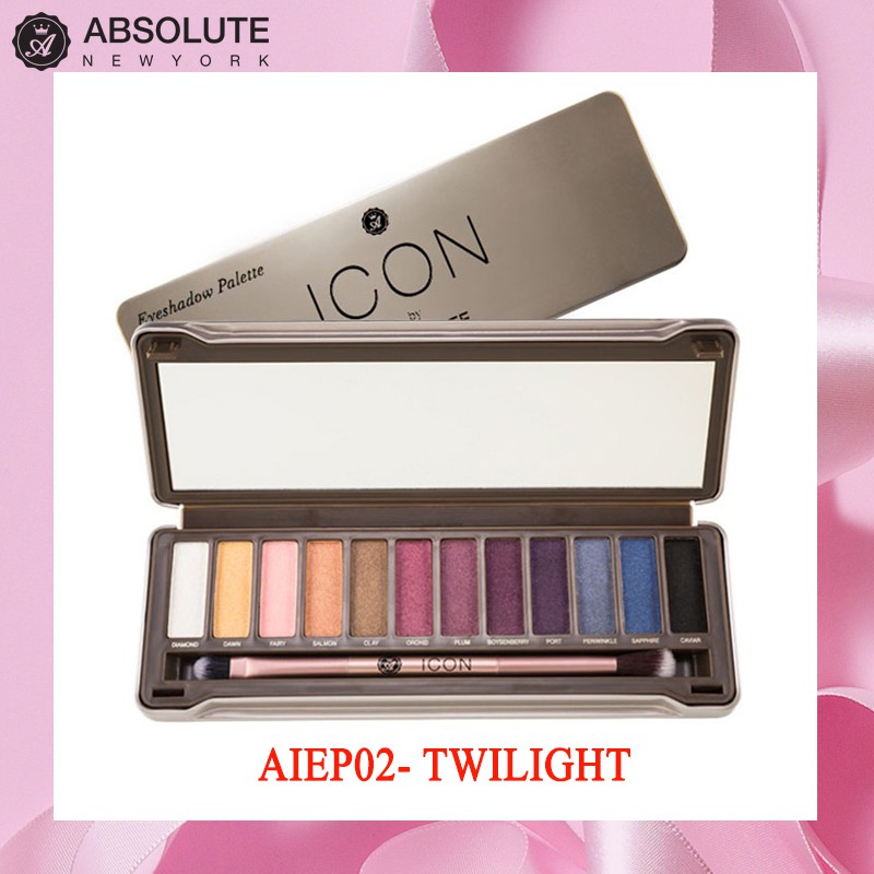 Phấn mắt 12 màu Absolute Newyork Icon Palette AIEP