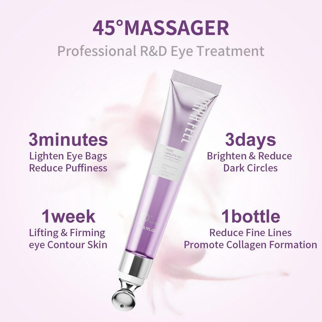 PAPA FEEL Kem mắt giảm thâm với  Peptit 3D khoa học 45°Massage  làm mờ quầng mắt giảm bọng mắt 20g