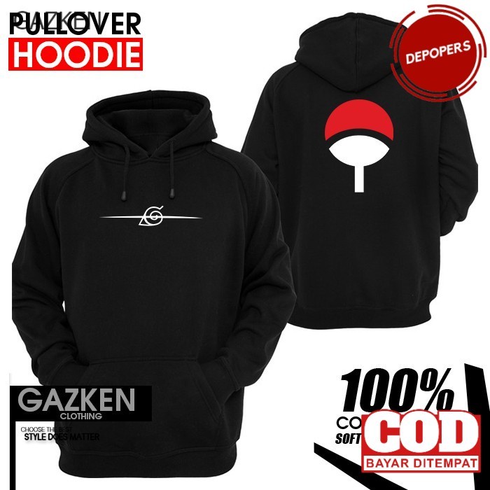 💥HOT💥 Áo Hoodie in hình Naruto Sasuke Uchiha Konoha Slashed Itachi độc đẹp phong cách cực ngầu