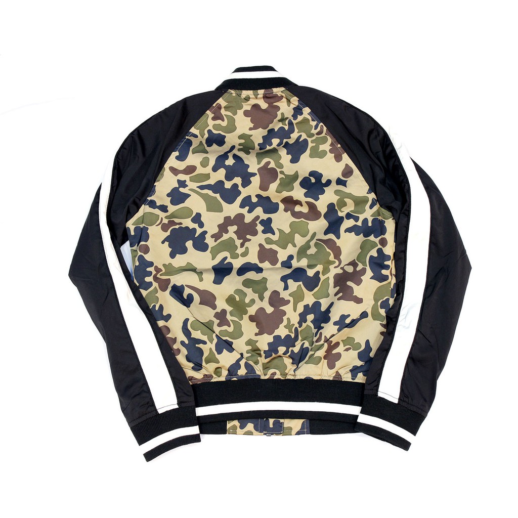 Áo khoác Converse Satin Baseball Jacket Camo 10002400_274