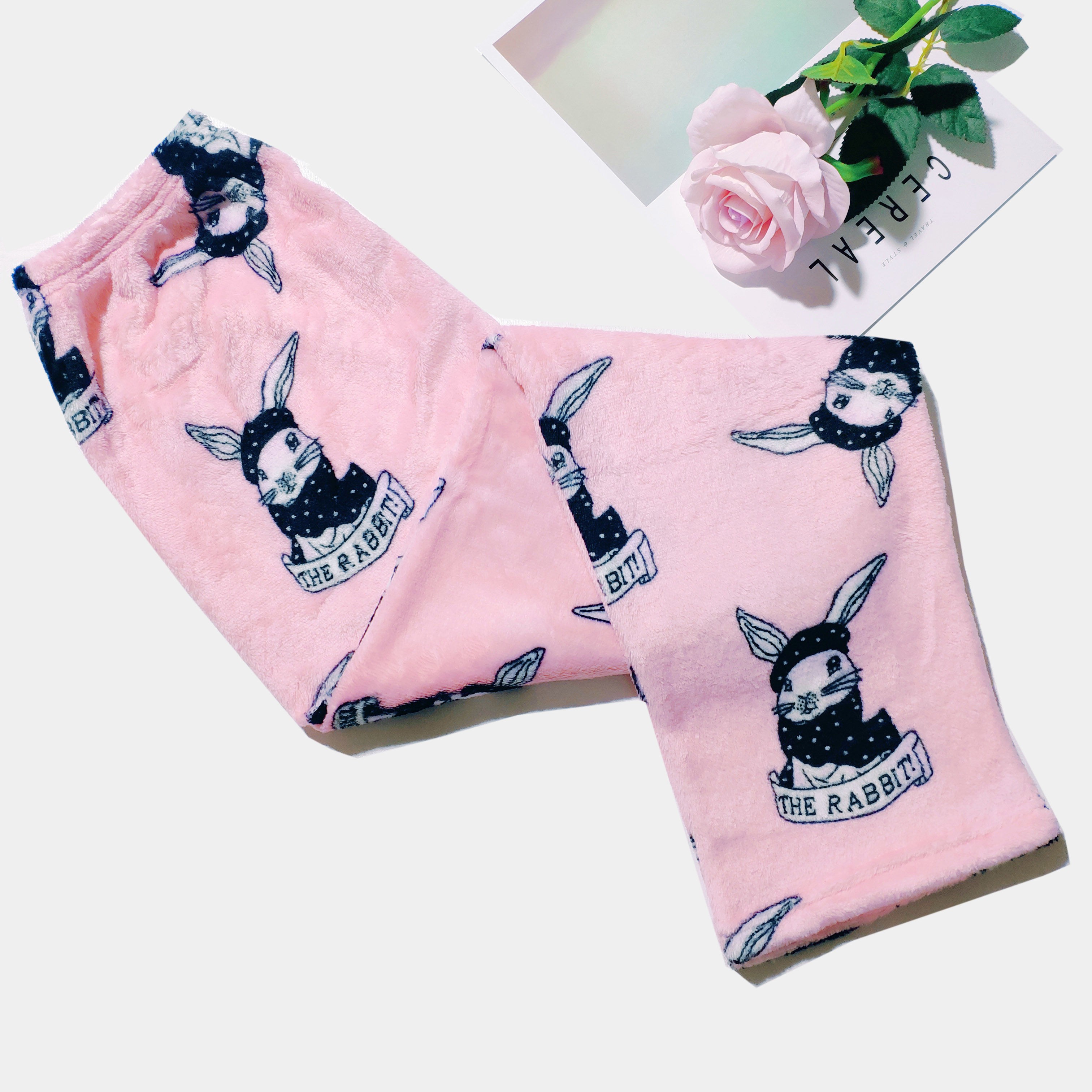 Quần ngủ bông ấm áp xinh xắn dành cho nữ | BigBuy360 - bigbuy360.vn