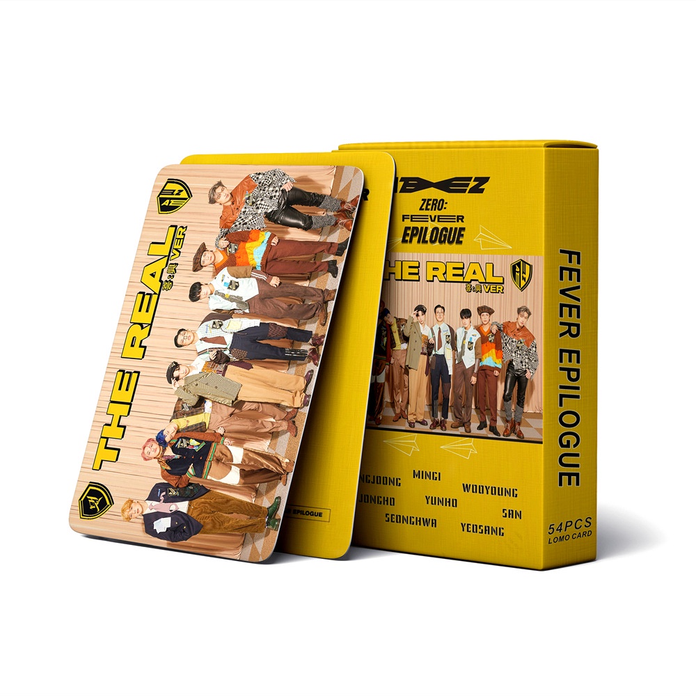Linxx 54 Thẻ Hình Nhóm Nhạc ATEEZ Kpop