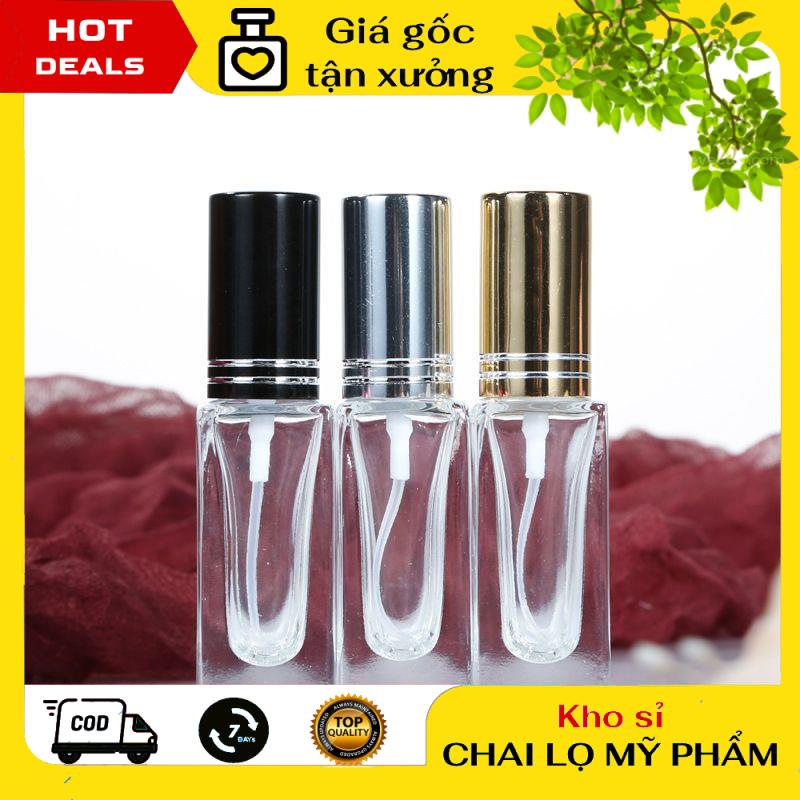 Lọ Chiết Nước Hoa ❤ GIÁ TẬN GỐC ❤ Chai lọ chiết nước hoa 5ml vuông đựng dầu thơm , phụ kiện du lịch