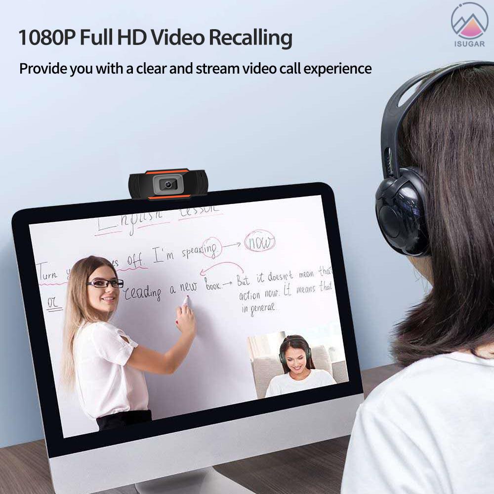 Webcam 1080p Tích Hợp Micro Giảm Tiếng Ồn Cho Laptop / Máy Tính Để Bàn | BigBuy360 - bigbuy360.vn