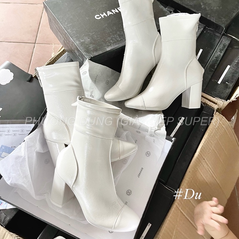 Bốt Cao Gót Cn lửng fullbox + bill + túi giấy Mẫu boot hot
