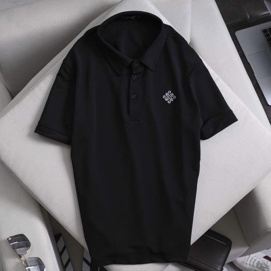 Áo thun polo nam ngắn tay cổ bẻ vải cotton co dãn thoáng mát Aru Shop