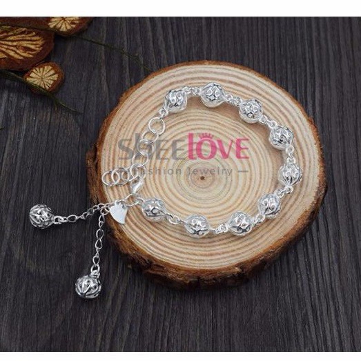 Vòng Tay Nữ Lắc tay Bi Tròn Mạ Bạc 925 Xinh Xắn Giá sỉ Phụ Kiện Thời Trang Hàn Quốc | BigBuy360 - bigbuy360.vn