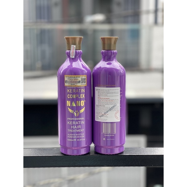 Phục hồi tóc nát keratin nano complex 1000ml