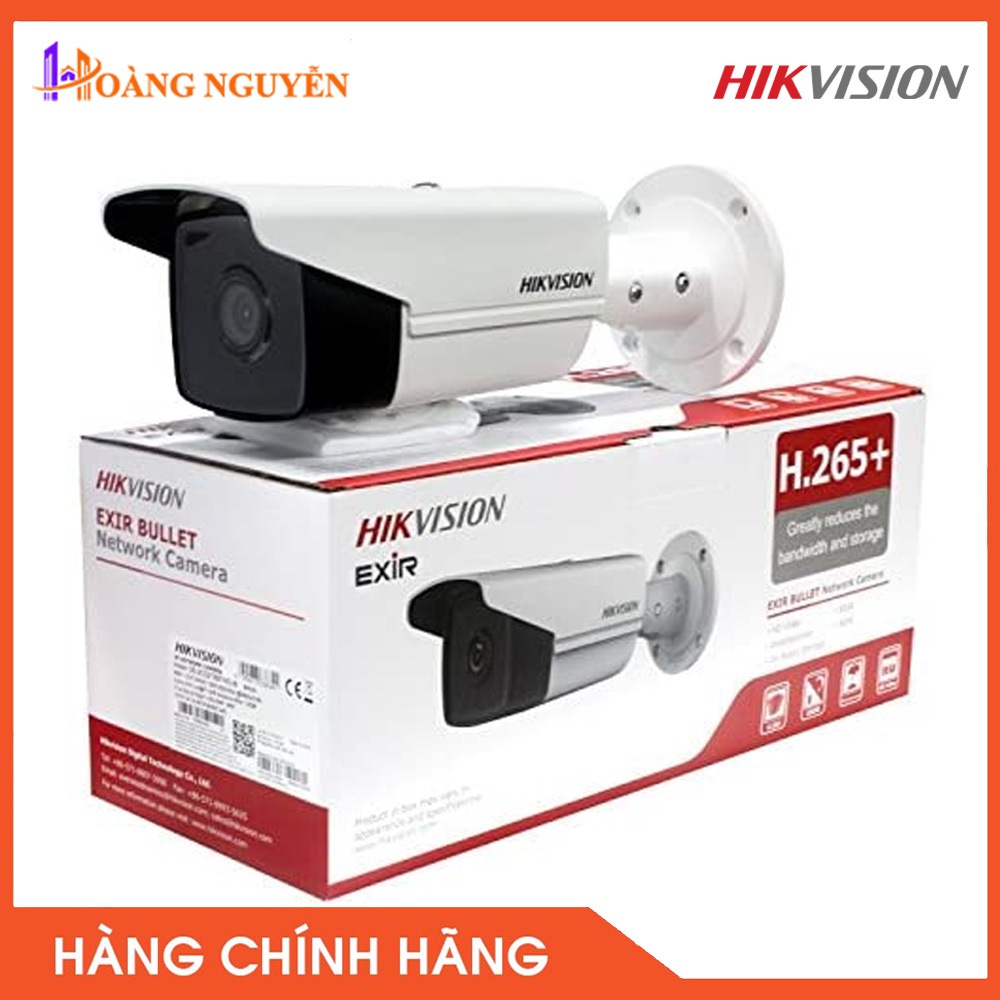 [NHÀ PHÂN PHỐI] Camera IP Hikvision DS-2CD2T85FWD-I8 hồng ngoại 80m 8MP