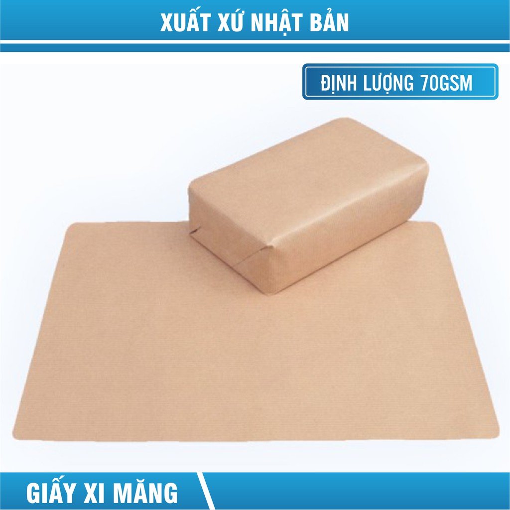 50 tấm giấy Kraft (xi măng) gói hàng 72 x 102 cm