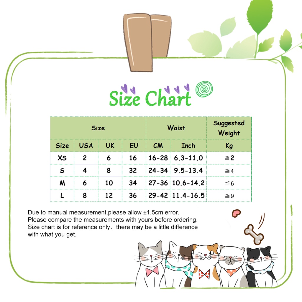 Tã Quần Chống Tràn Họa Tiết Sọc Caro Cho Thú Cưng