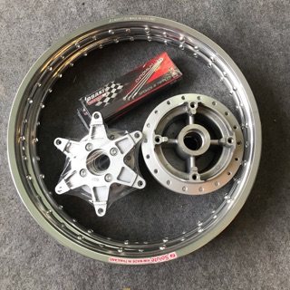 Trọn bộ căm đùm niềng nhôm cho  xe winner xuống bánh căm