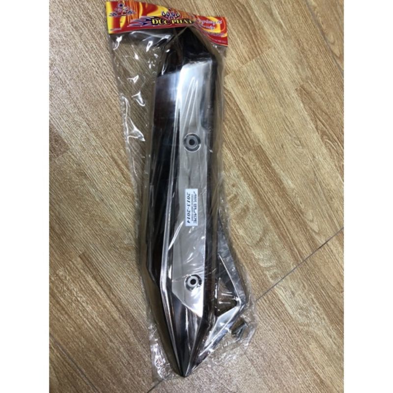 ốp pô xe AirBlade đời 2013-2014 inox hợp kim sáng bóng